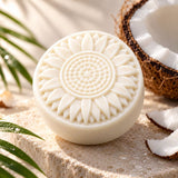Shampoing solide naturel au lait et huile de coco pour cheveux secs et crépus