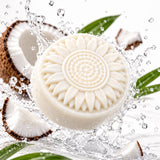 Shampoing solide nourrissant au lait et à l’huile de coco pour cheveux crépus
