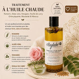Bain d’huile nourrissant Kaylabé pour cheveux secs et abîmés, conçu pour apporter souplesse, douceur et brillance aux longueurs