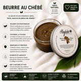 Beurre capillaire au chébé Kaylabé pour fortifier les cheveux afro et aider à limiter la casse des longueurs et des pointes