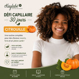 Défi capillaire 30 jours Citrouille Kaylabé – routine naturelle pour cheveux crépus, frisés et bouclés