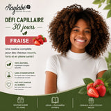 Défi capillaire 30 jours Fraise Kaylabé – routine naturelle pour nourrir, fortifier et sublimer les cheveux crépus