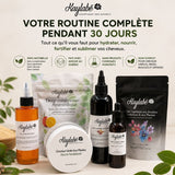 Défi capillaire Kaylabé 30 jours – routine complète naturelle pour hydrater, nourrir et fortifier les cheveux crépus