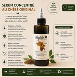 Soin capillaire au chébé Kaylabé pour nourrir et protéger les cheveux crépus secs, cassants et fragilisés