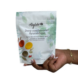 Masque aux poudres indiennes Kaylabé pour fortifier les cheveux afro, prendre soin des racines et accompagner une routine de pousse