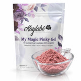 My Magic Pinky Gel Kaylabé, poudre multi-plantes réunissant plusieurs plantes gélifiantes pour préparer un gel capillaire naturel démêlant
