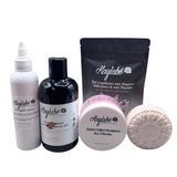 Pack routine capillaire naturelle Kaylabé pour hydrater, nourrir et prendre soin des cheveux crépus, frisés et bouclés des enfants