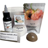 Pack routine Kaylabé réunissant plusieurs soins pour nourrir, hydrater et fortifier les cheveux crépus secs et sujets à la casse
