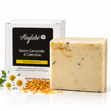 Savon naturel à la camomille et au calendula pour les peaux sensibles