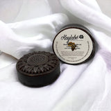 Shampoing solide au chébé Kaylabé pour nettoyer en douceur et prendre soin des cheveux crépus, frisés et bouclés