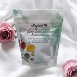 Soin ayurvédique en poudre Kaylabé pour cheveux secs et cassants, conçu pour fortifier les longueurs et aider à limiter la casse