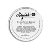 Natural strengthening wax for temples and ends