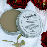 Cire naturelle fortifiante pour tempes et pointes, favorise la croissance et la protection des cheveux crépus.